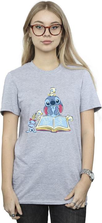 Produktbild Disney Lilo & Stitch Reading A Book TShirt (L)