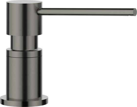 Blanco LATO washing-up liquid dispenser satin dark steel | Suitable for all kitchen mixer taps |