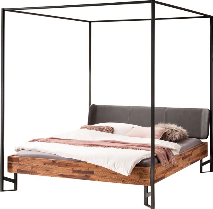 Acacia vintage marrone, antracite, Carbonio casuale