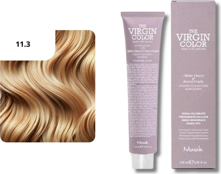Produktbild Nook Virgin Color Haarfarbe (11.3 - Extra goldenes Platinblond)