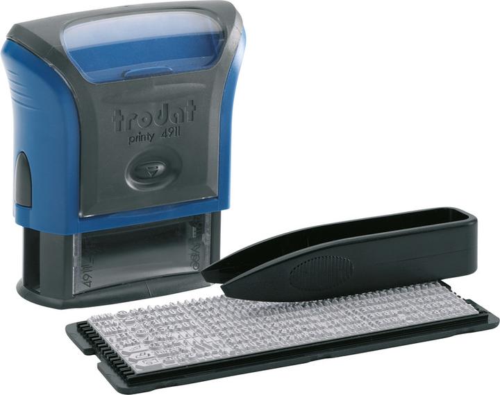 Actual product image Trodat TypomaticLine Printy 4.0, self-inking stamp for self-setting