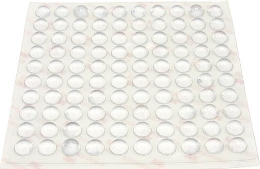 Actual product image RND Components Rubber Mat, Round, 11.7x11.7x6mm, Clear