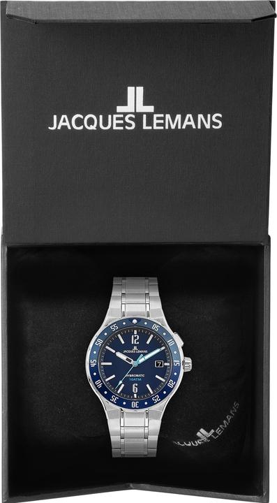 Actual product image Jacques Lemans Herrenuhr Hybromatic (Chronograph, 42 mm)