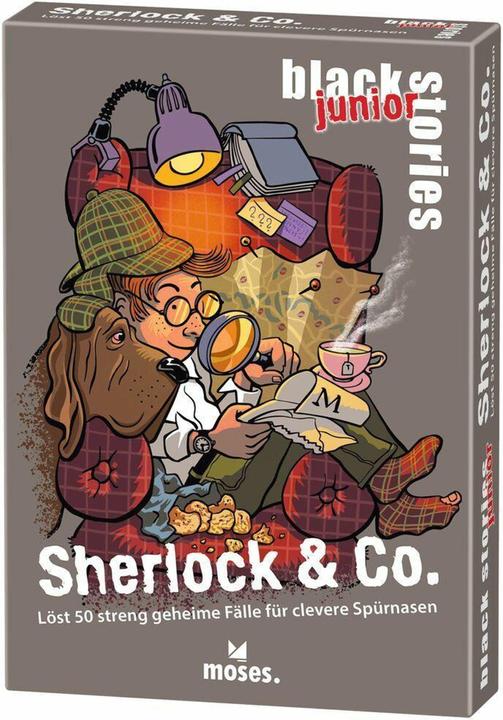 Actual product image black stories junior Sherlock & Co. (German)