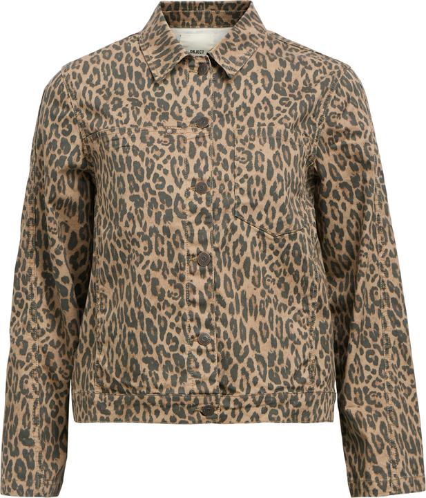 Image du produit Object Veste en jean imprimé léopard (S)