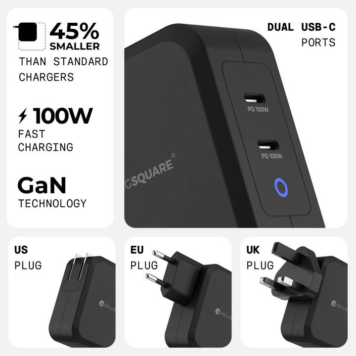 Immagine prodotto Rolling Square GaN Charger 100W (100 W)