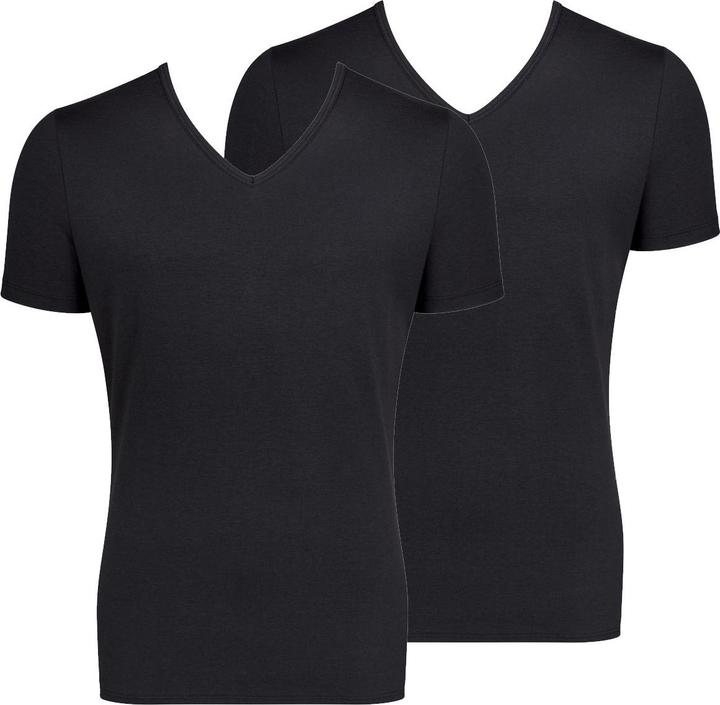 Sloggi 2er Pack Go - Organic Cotton Unterhemd / Shirt Kurzarm (XL)
