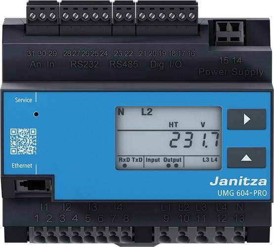 Immagine prodotto Janitza UMG 604-PRO Analizzatore di qualità dell'alimentazione a 24 V Analizzatore di qualità