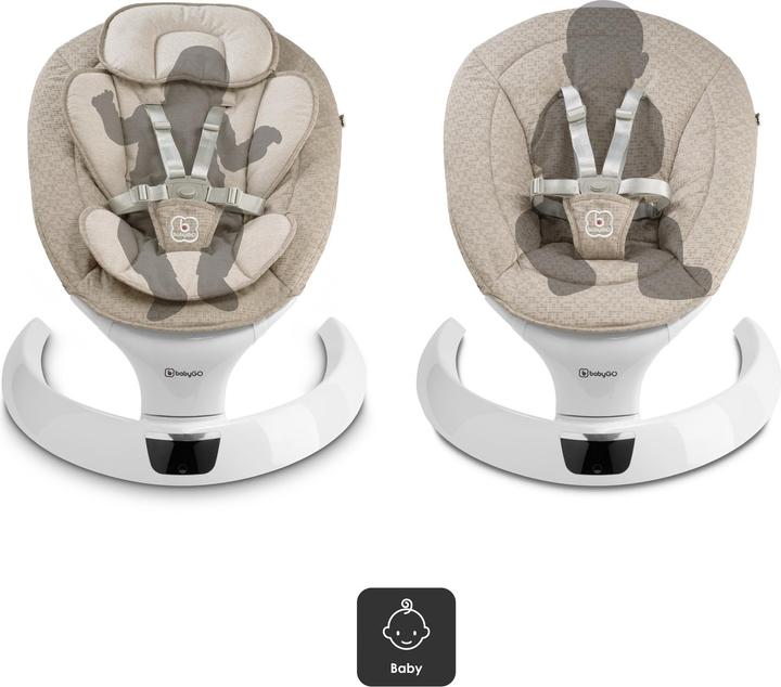 Produktbild BabyGo Swing beige