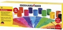 Produktbild EberhardFaber Malfertige Deckfarben 13er Set à 18ml (Sienna Gebrannt, Magenta, Ultramarinblau, Cyanblau, Orange, Ockergelb, Gelb, Blaugrün, zinnoberrot, Violett, Gelbgrün, Schwarz, 18 ml)