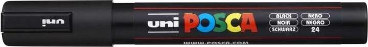 Actual product image Posca Marker PC-5M round tip (Black, 1.80 mm, 1 x)