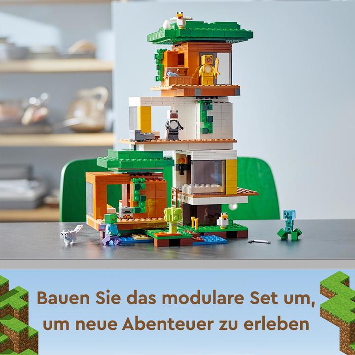 Immagine prodotto LEGO Minecraft 21174 La casa sull'albero moderna (21174, LEGO Minecraft)