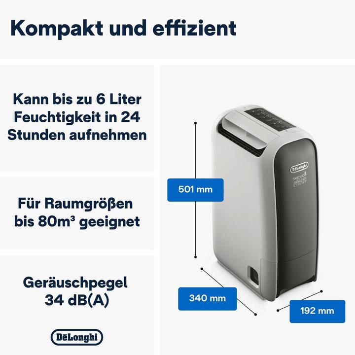 Actual product image De'Longhi DNS65 (75 m², 6 l/24h)