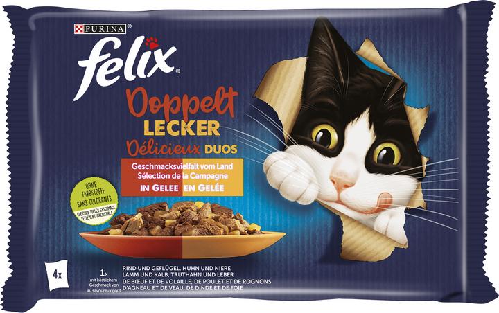 Actual product image Felix Meat jelly (Adult, 4 pcs., 85 g)