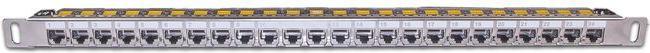 Actual product image Wirewin 24-port 0.5 U patch panel, shielded