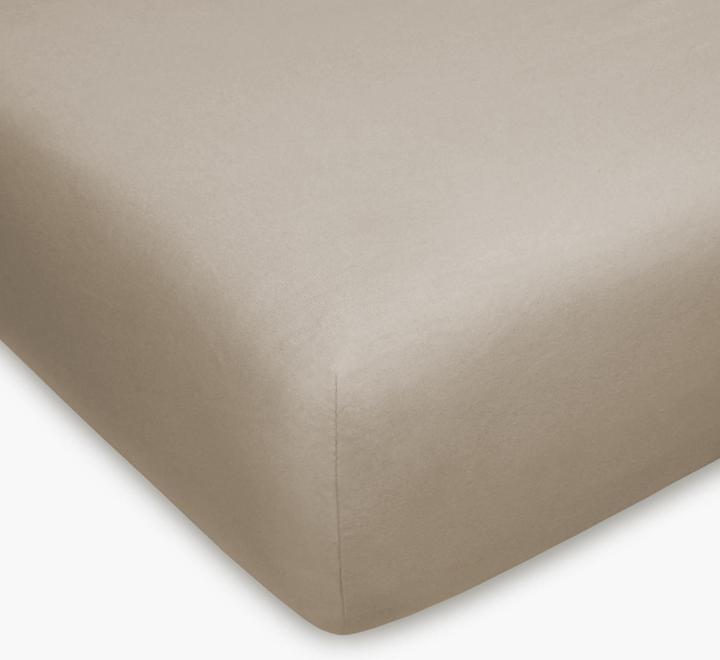 Claire Fixleintuch Jersey Taupe (90 x 200 cm)