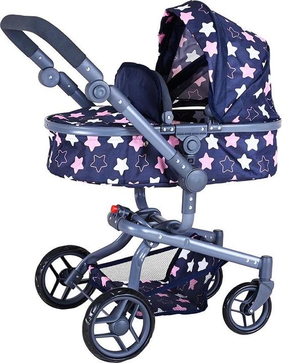 Knorrtoys Puppenwagen Boonk - "star blue pink"