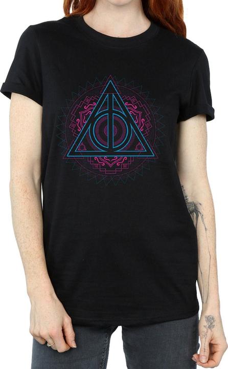 Image du produit - T-shirt NEON DEATHLY HALLOWS - Femme (S)