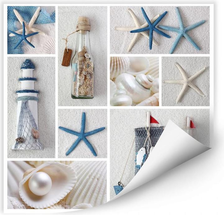 Image du produit Trenddeko Collage de plage (50 x 50 cm)