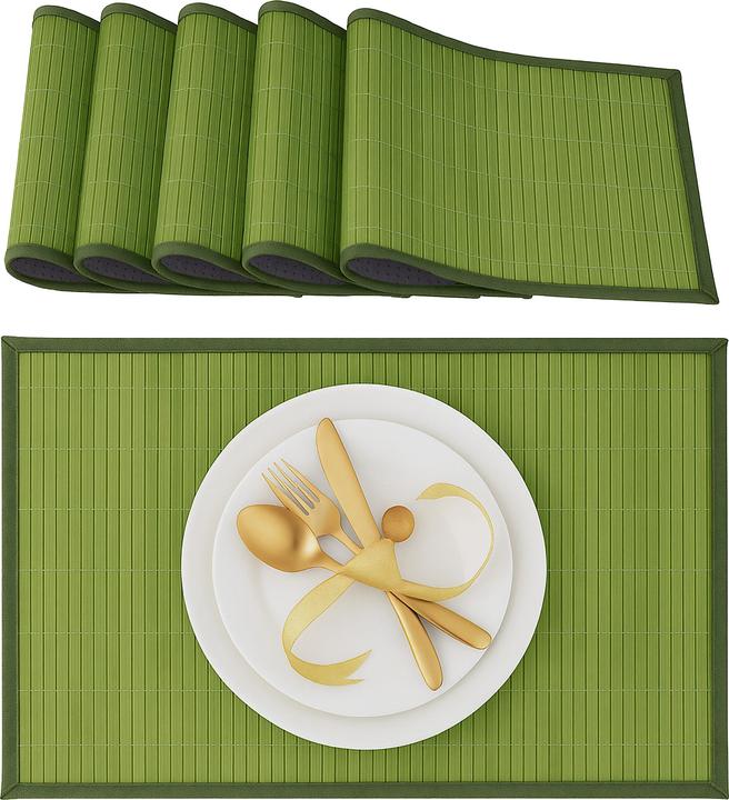 Image du produit Relaxdays Sets de table 6pcs. (6 pcs, 45 x 30 x 0.3 cm)