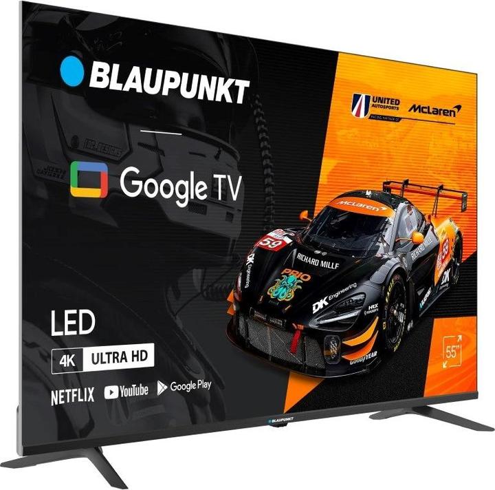 Produktbild Blaupunkt TV 55UGC5500S 55 4K Ultra HD DLED Google TV Wi-Fi Bluetooth Schwarz (12000 mAh)
