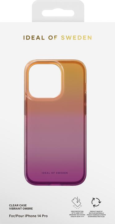 Produktbild iDeal Of Sweden Designer Hard-Cover Vibrant Ombre clear (Apple iPhone 14 Pro)