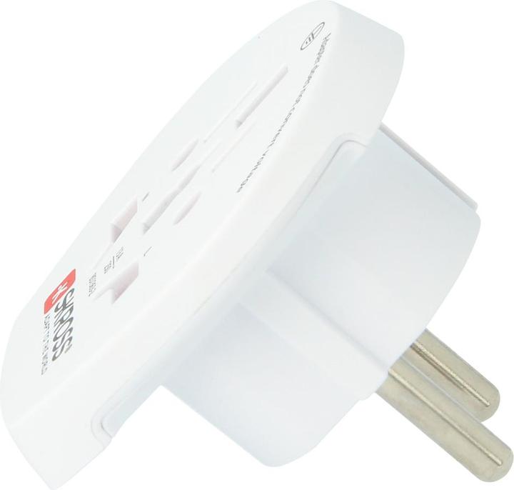 Produktbild Hama Reisestecker World to Europe (Bulk Ware) weiss