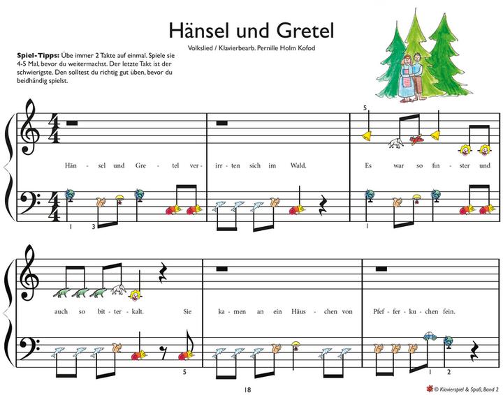 Immagine prodotto Klavierspiel & Spass. Band 02 (Tedesco, Pernille Holm Kofod, Nina Ehrhart, Karin Bienz, Sandra Schoeller Olsen, 2016)