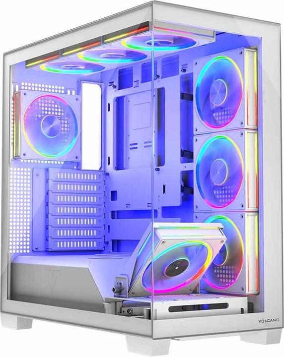 Image du produit Modecom Computergehäuse VOLCANO STELLAR ARGB MIDI 8F (ATX, mATX, Mini-ITX)
