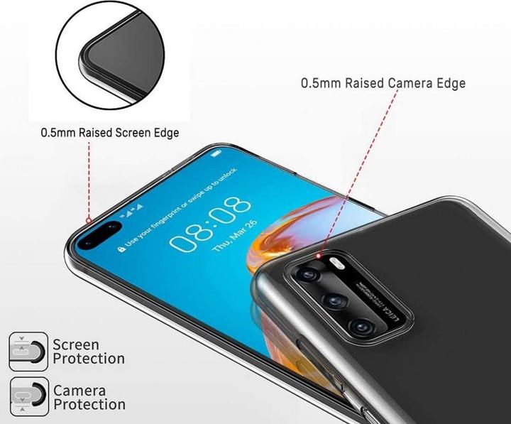 Immagine prodotto Screenguard Custodia trasparente in TPU flessibile per Huawei P40 Pro (Huawei P40 Pro)