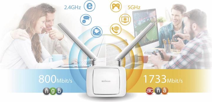 Image du produit edimax Re23s (1733 Mbit/s, 800 Mbit/s)