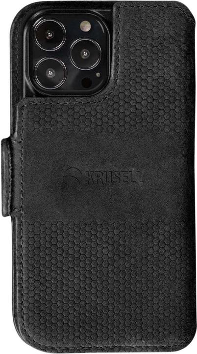Actual product image Krusell Leather PhoneWallet Apple iPhone 13 Pro black (62395) (Apple iPhone 13 Pro)