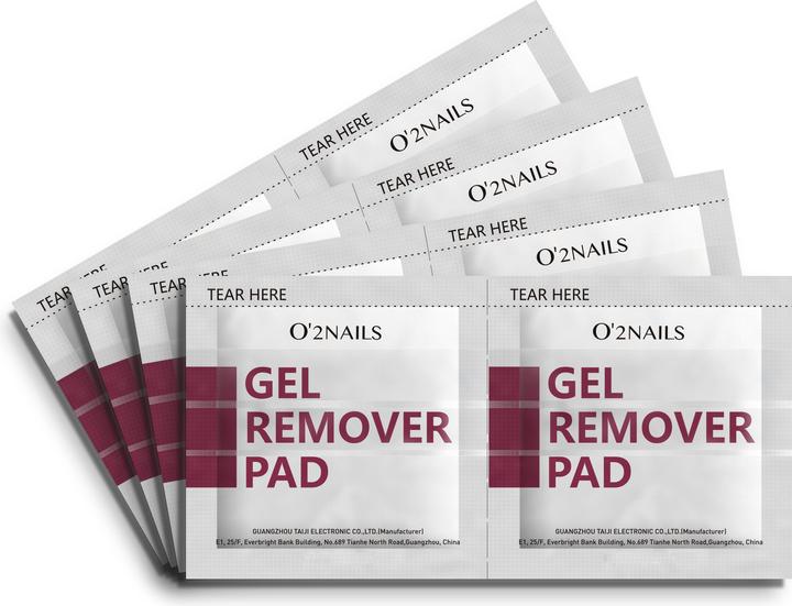 Produktbild Trisa Gel Remover Pads Box zu Nagelstyling-Set Stylemate 100 Stück