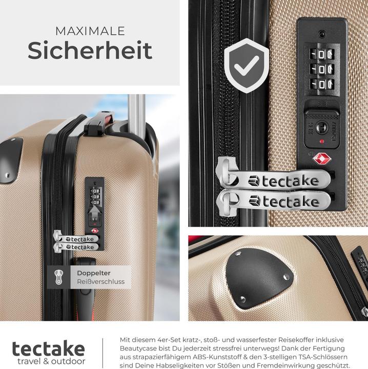 Produktbild tectake Hartschalenkoffer (90 l, L (90 - 115l))