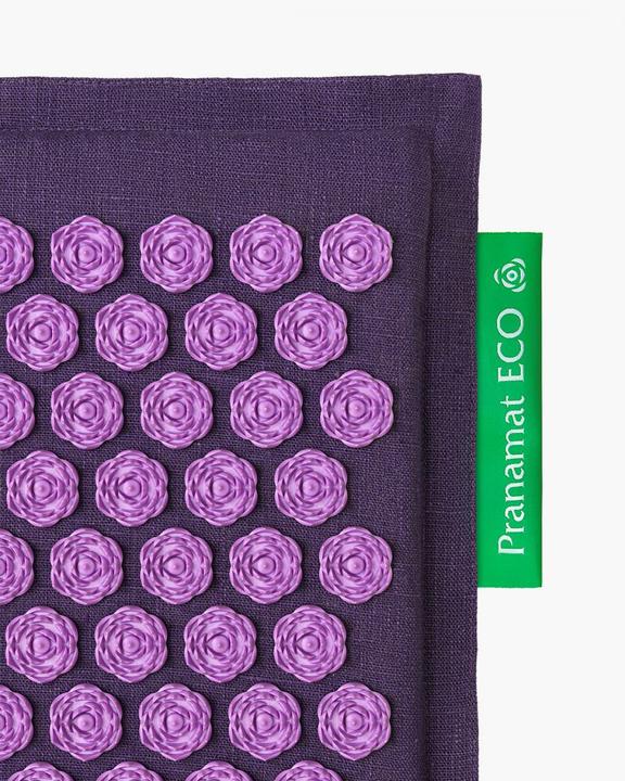 Image du produit Pranamat ECO Massage Set Tapis + Coussin + Mini-tapis violet foncé