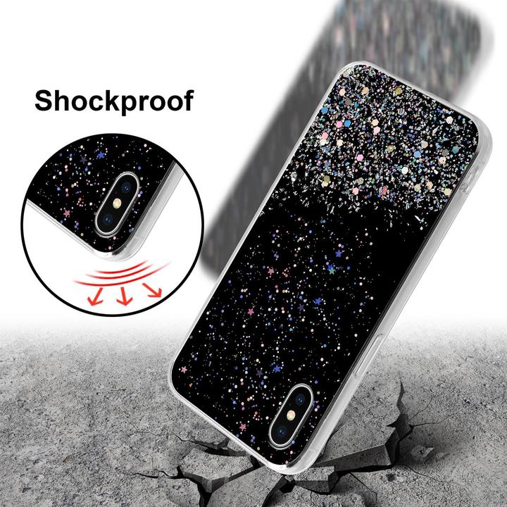 Image du produit Cadorabo Couverture TPU paillettes scintillantes (Apple iPhone XS Max)