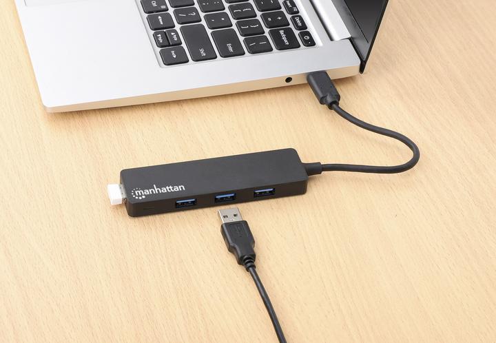 Actual product image Manhattan 164924 (USB-C, 4 Ports)