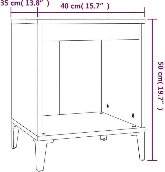 Actual product image VidaXL Ilaas (40 x 35 x 50 cm)