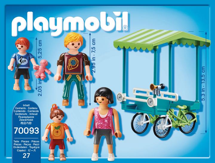 Image du produit Playmobil Vélo de famille (70093, Playmobil Family Fun)