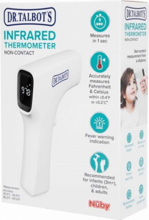 Image du produit Nuby Le thermomètre infrarouge sans contact du Dr Talbot (Sans contact)