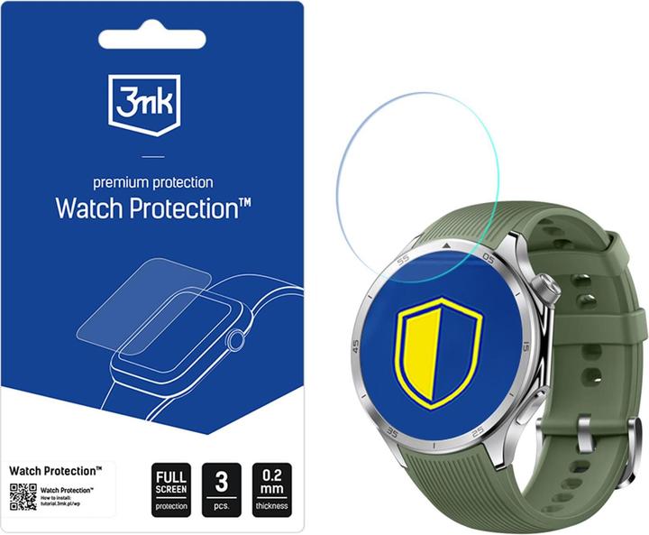 3MK Hybrid Glass Watch Protection FlexibleGlass for OnePlus Watch 3