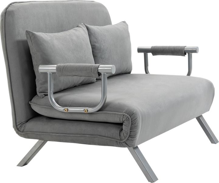 Produktbild Homcom Schlafsofa Rückenlehne mit 5 verstellbaren Komfortwinkeln, Einfache Montage (Bettsofa)