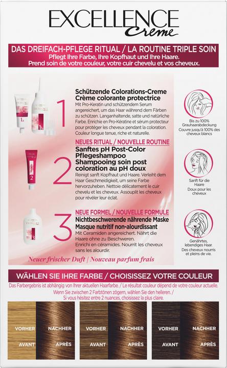 Produktbild L'Oréal Paris Excellence Crème (5.3 Helles Goldbraun)