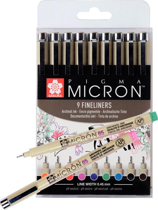 Image du produit Sakura micron de pigma (Multicolore, 9 x)