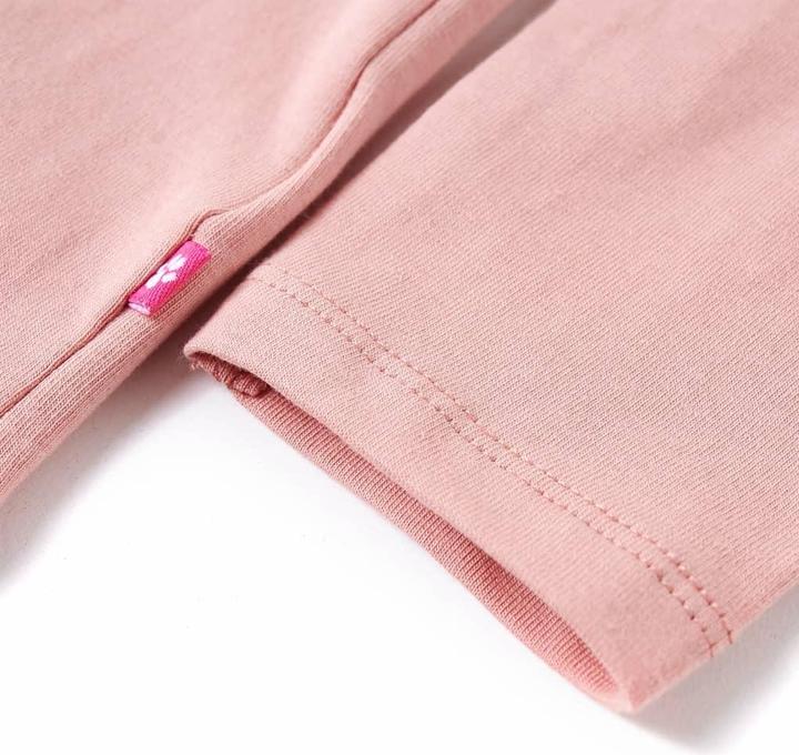 Actual product image VidaXL Children's long-sleeved shirt pink 128,Material: 95 % cotton. 5 (128)