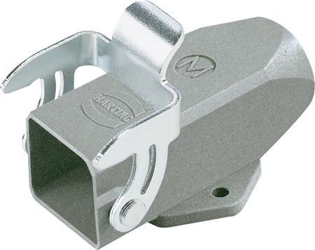 Actual product image Harting HAN A plug sleeve type 3Awith M20 inlet metal with locking clip