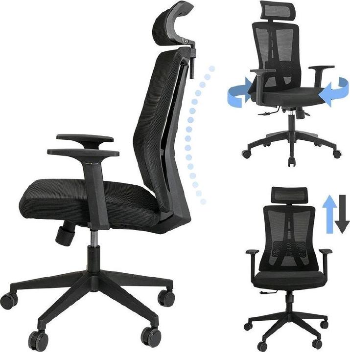 Actual product image Contini Bürostuhl ErgoFlex schwarz