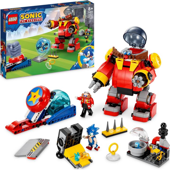 Produktbild LEGO Sonic vs. Dr. Eggmans Death Egg Robot (76993, LEGO Sonic)
