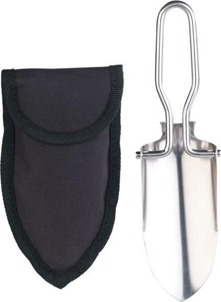 Actual product image S E Mini-pelle pliable en acier inoxydable
