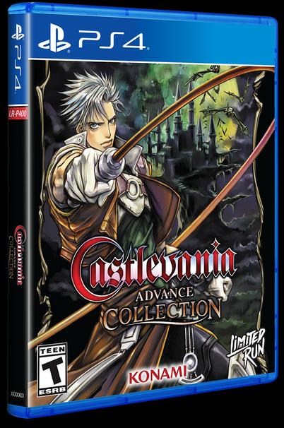 Limited Run Castlevania Advance Collection Édition Classique - Couverture du Cercle de la Lune (PS4, EN)